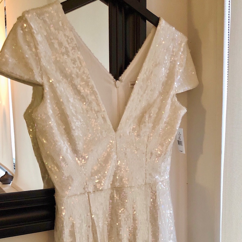 Dress the Population Zoe Cap Sleeve Sequin Dress